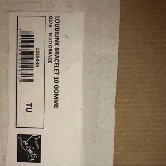 Christian Louboutin Spiked Orange Bracelet - Picture 5 of 8